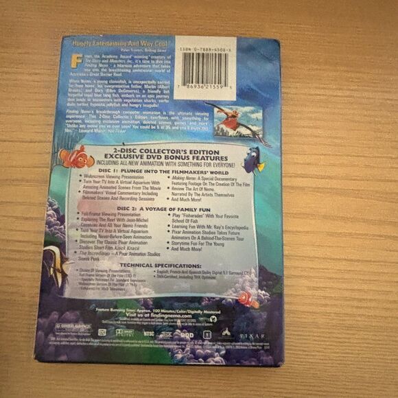 Disney Pixar Finding Nemo DVD - Picture 5 of 5